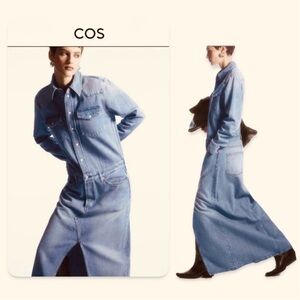 COS Washed Denim Shirt Dress